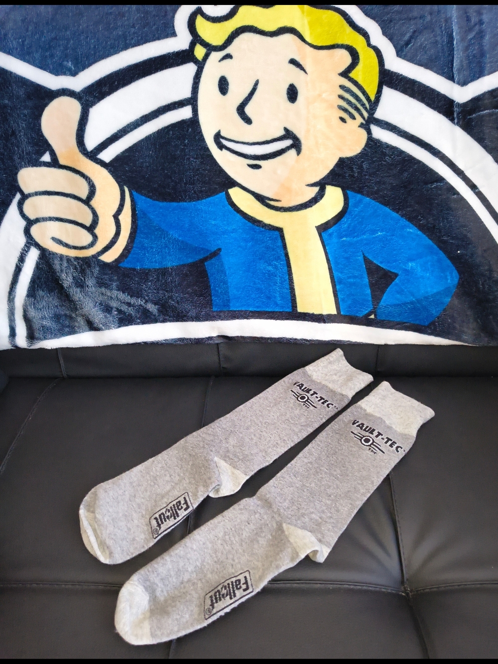 Fallout Themed Vault-Tec Novelty Socks By BETHESDA